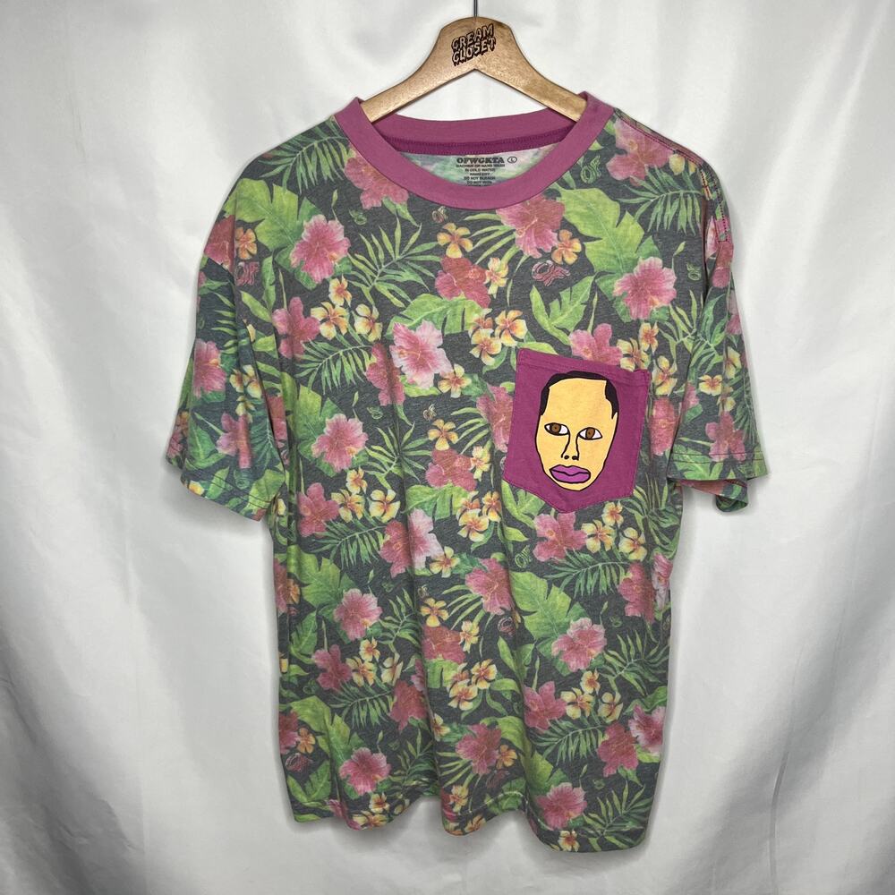 Golf Wang Odd Future OFWGKTA Le Fleur Earl Sweatshirt Floral Tour Merch Tee L